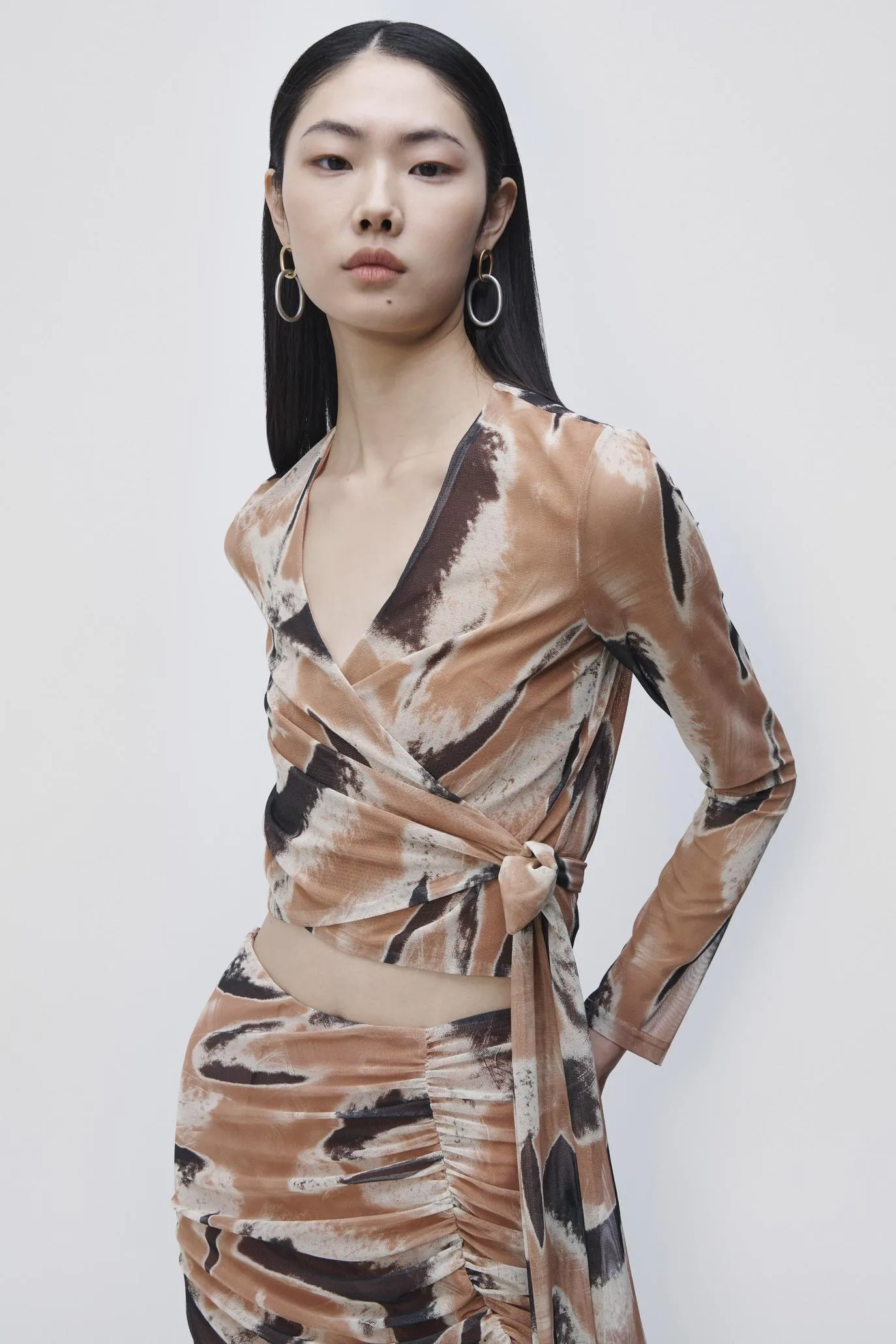 Tobias Printed Mesh Top sold by Simkhai product image thumbnail 2