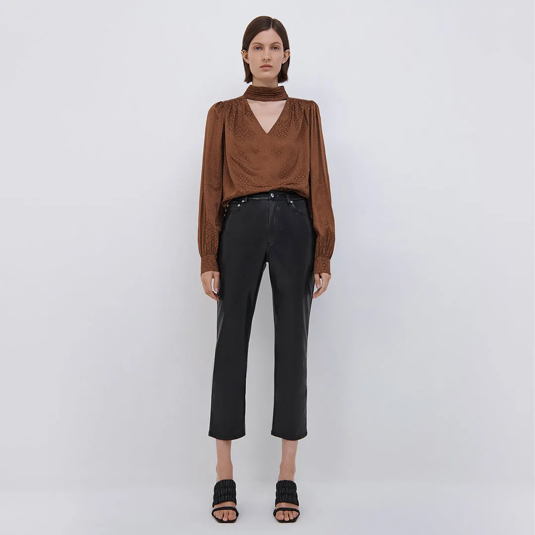 Janelle Jacquard Top sold by Simkhai