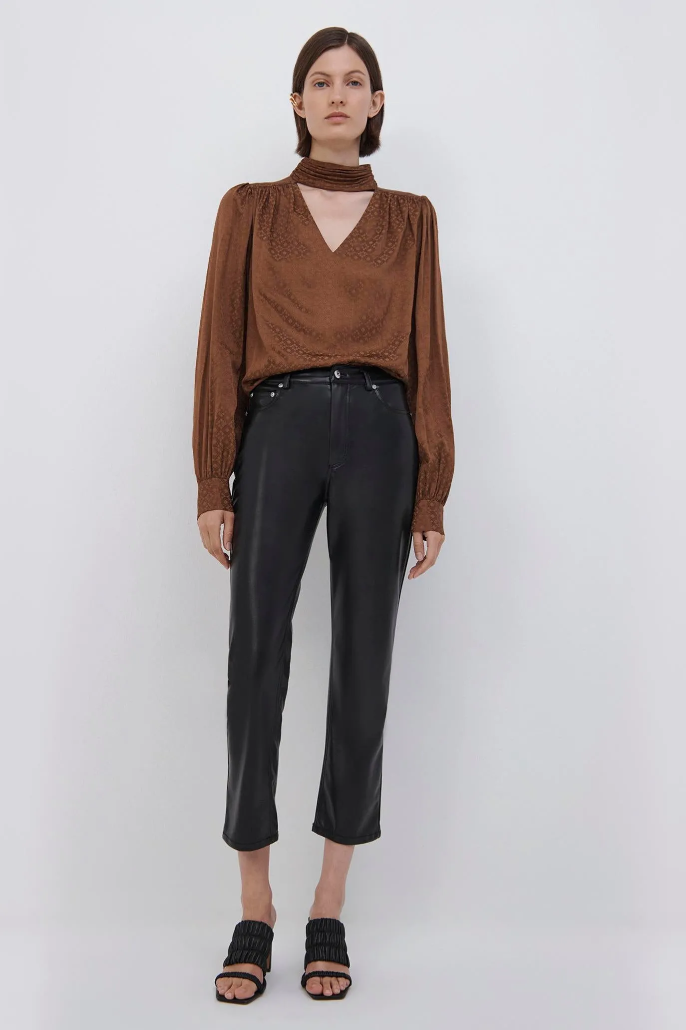 Janelle Jacquard Top sold by Simkhai product image thumbnail 5