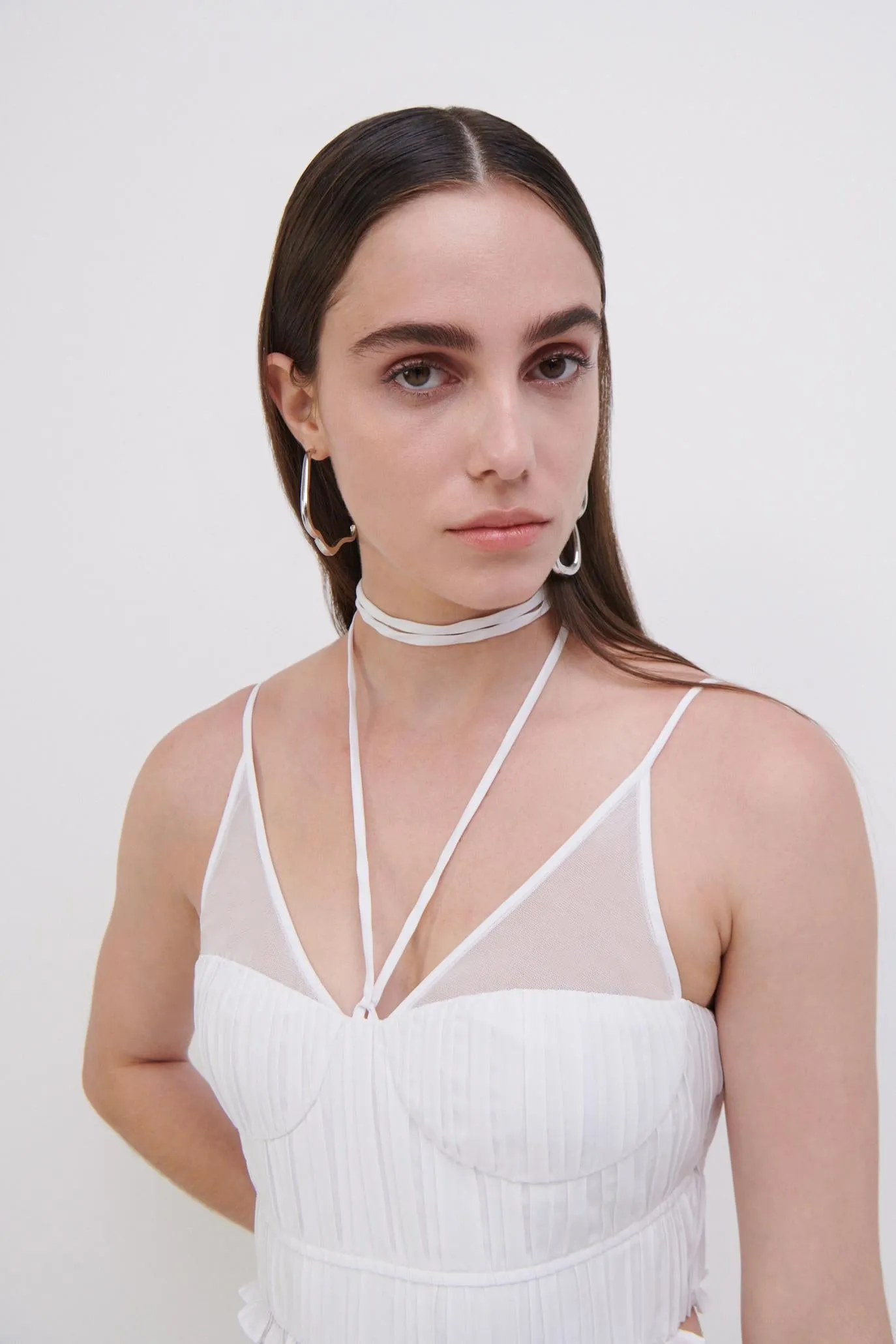 Lottie Poplin Crop Top sold by Simkhai product image thumbnail 2