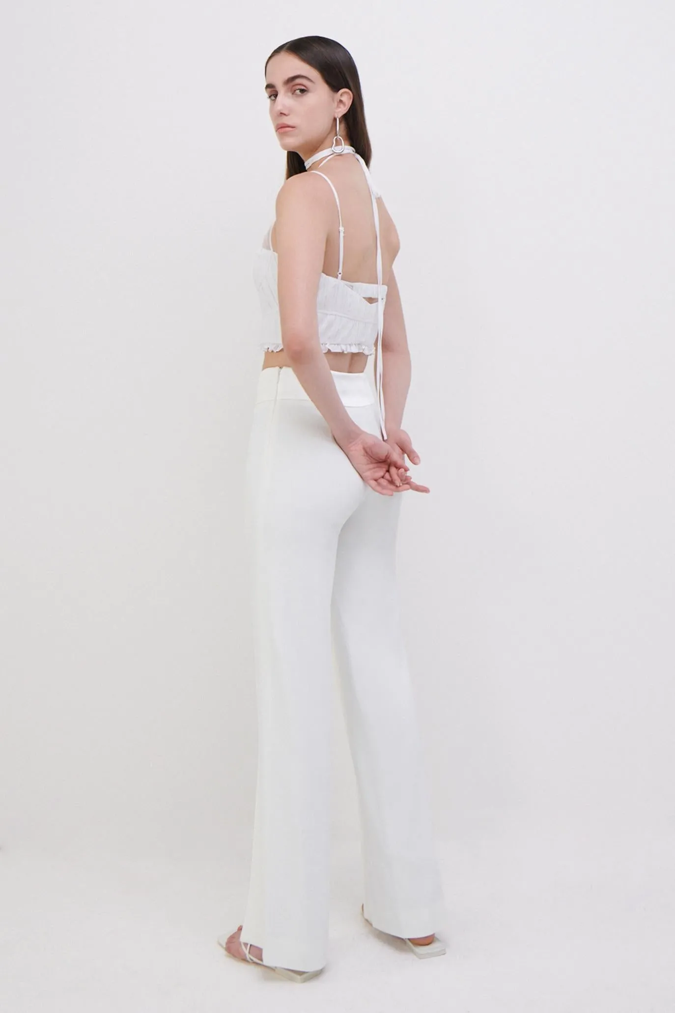 Lottie Poplin Crop Top sold by Simkhai product image thumbnail 4