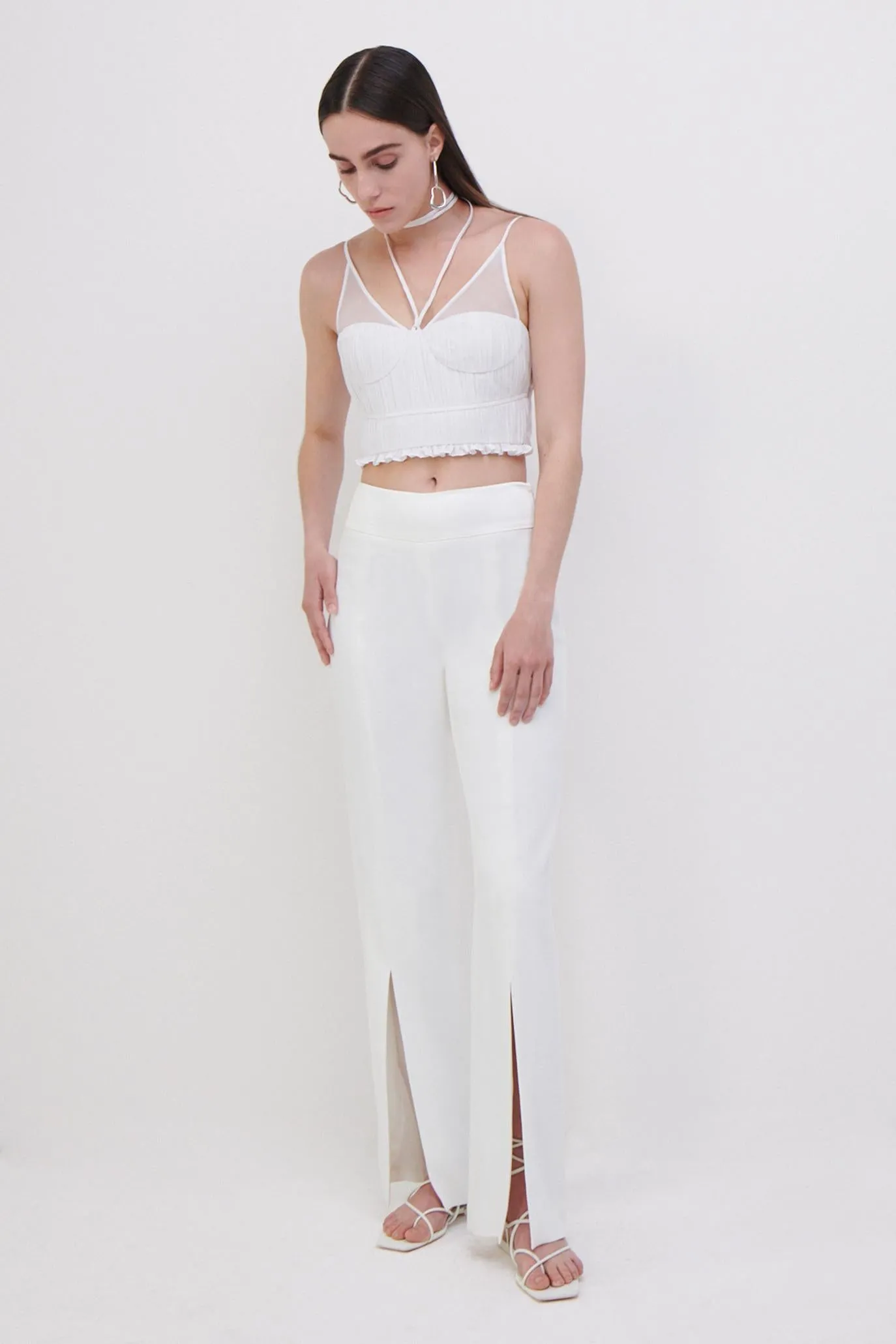 Lottie Poplin Crop Top sold by Simkhai product image thumbnail 3