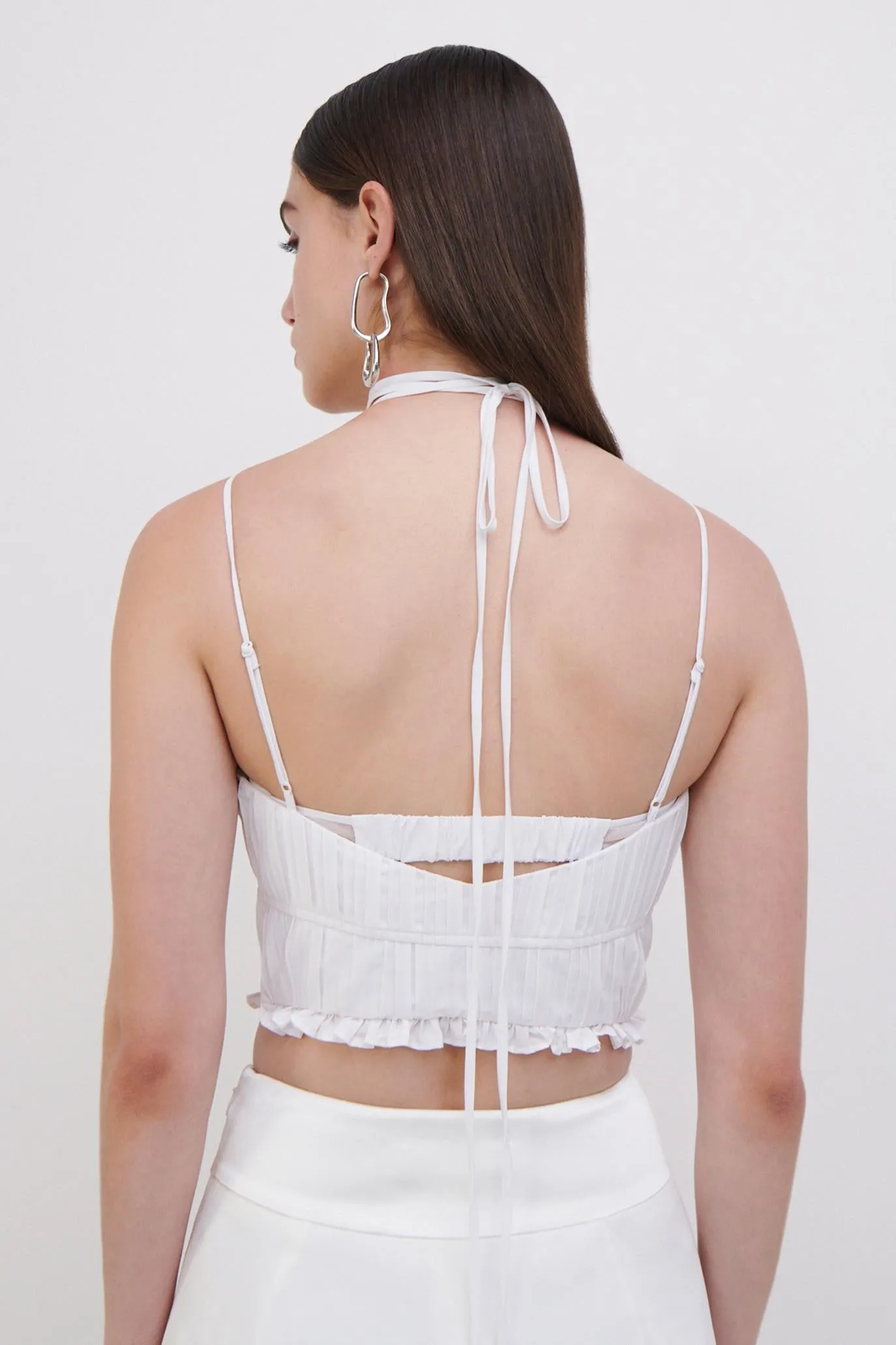 Lottie Poplin Crop Top sold by Simkhai product image thumbnail 5