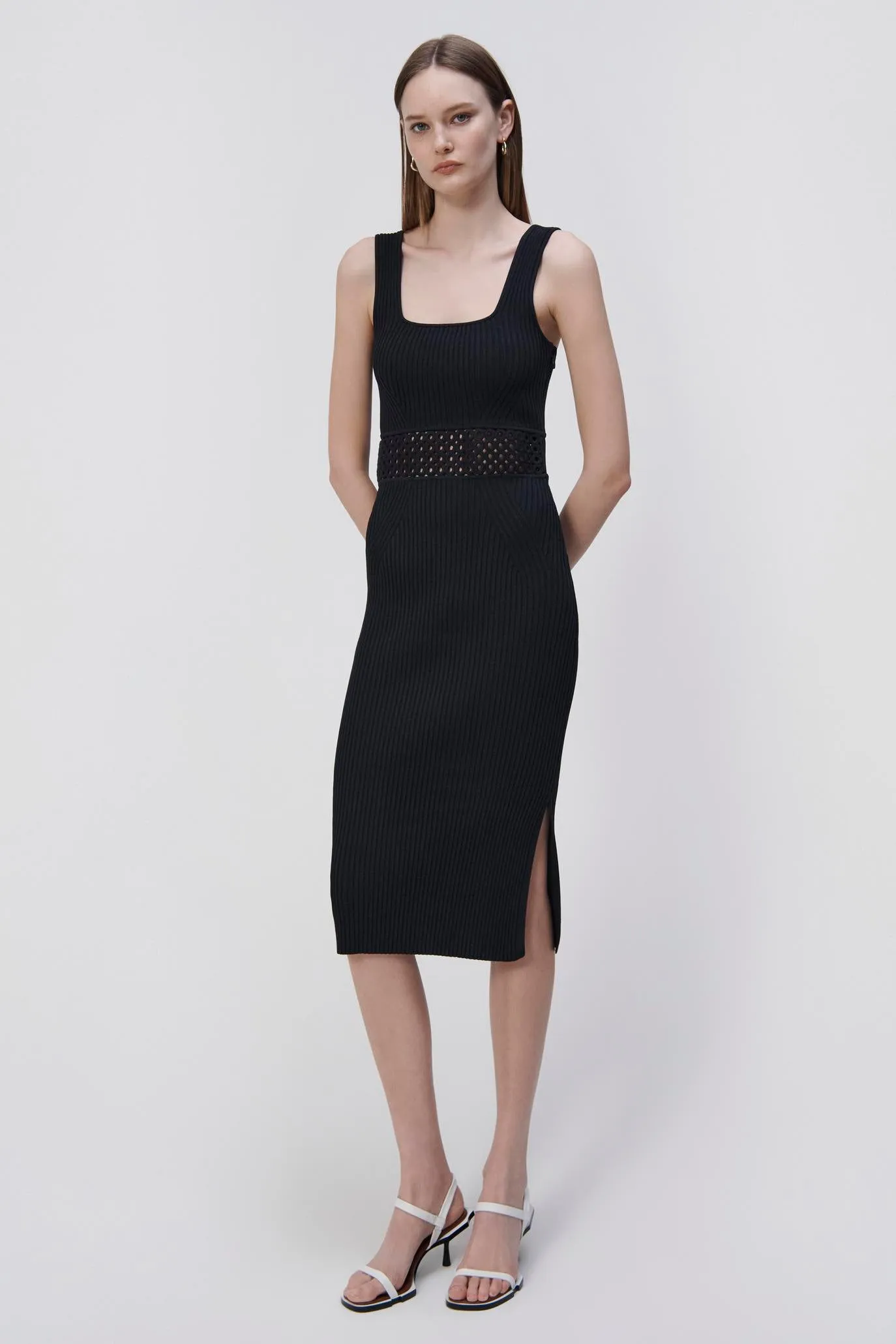 Loren Crochet Ring Midi Dress sold by Simkhai product image thumbnail 4