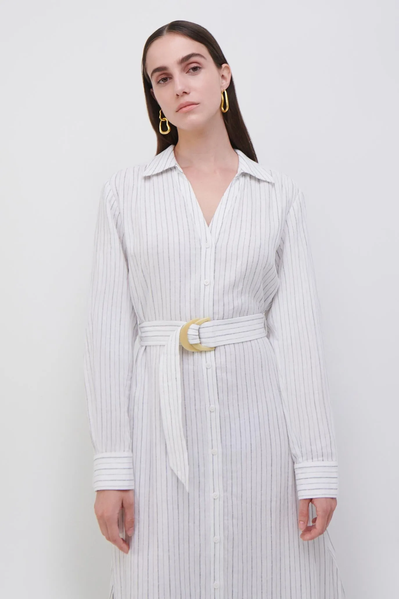 Tallulah Striped Shirt Dress sold by Simkhai product image thumbnail 3