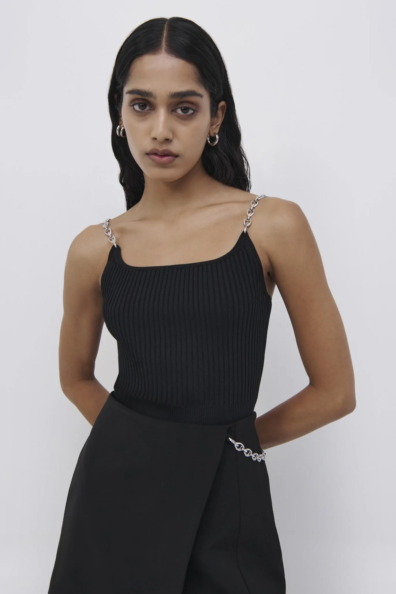 Genevieve Diamante Chain Tank Top sold by Simkhai product image thumbnail 4