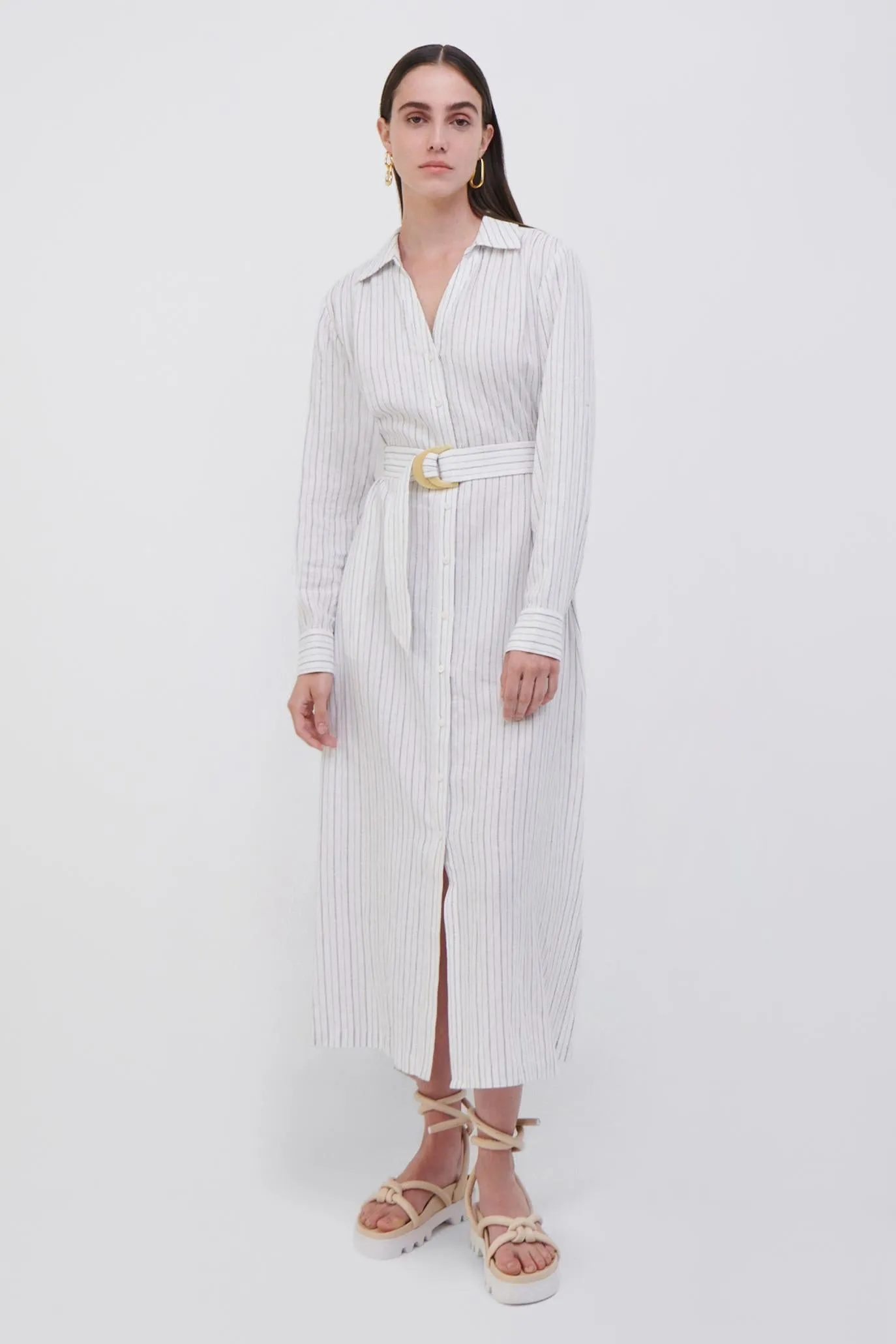 Tallulah Striped Shirt Dress sold by Simkhai product image thumbnail 2