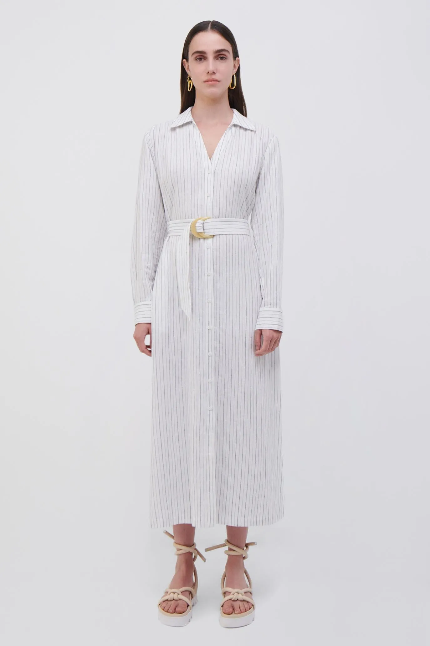 Tallulah Striped Shirt Dress sold by Simkhai product image thumbnail 4
