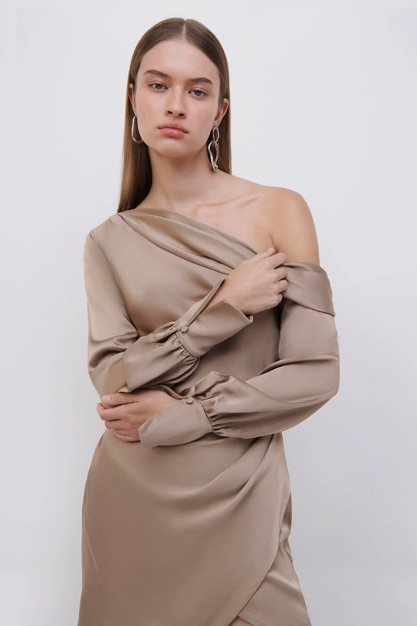 Cameron Satin Mini Dress sold by Simkhai product image thumbnail 3
