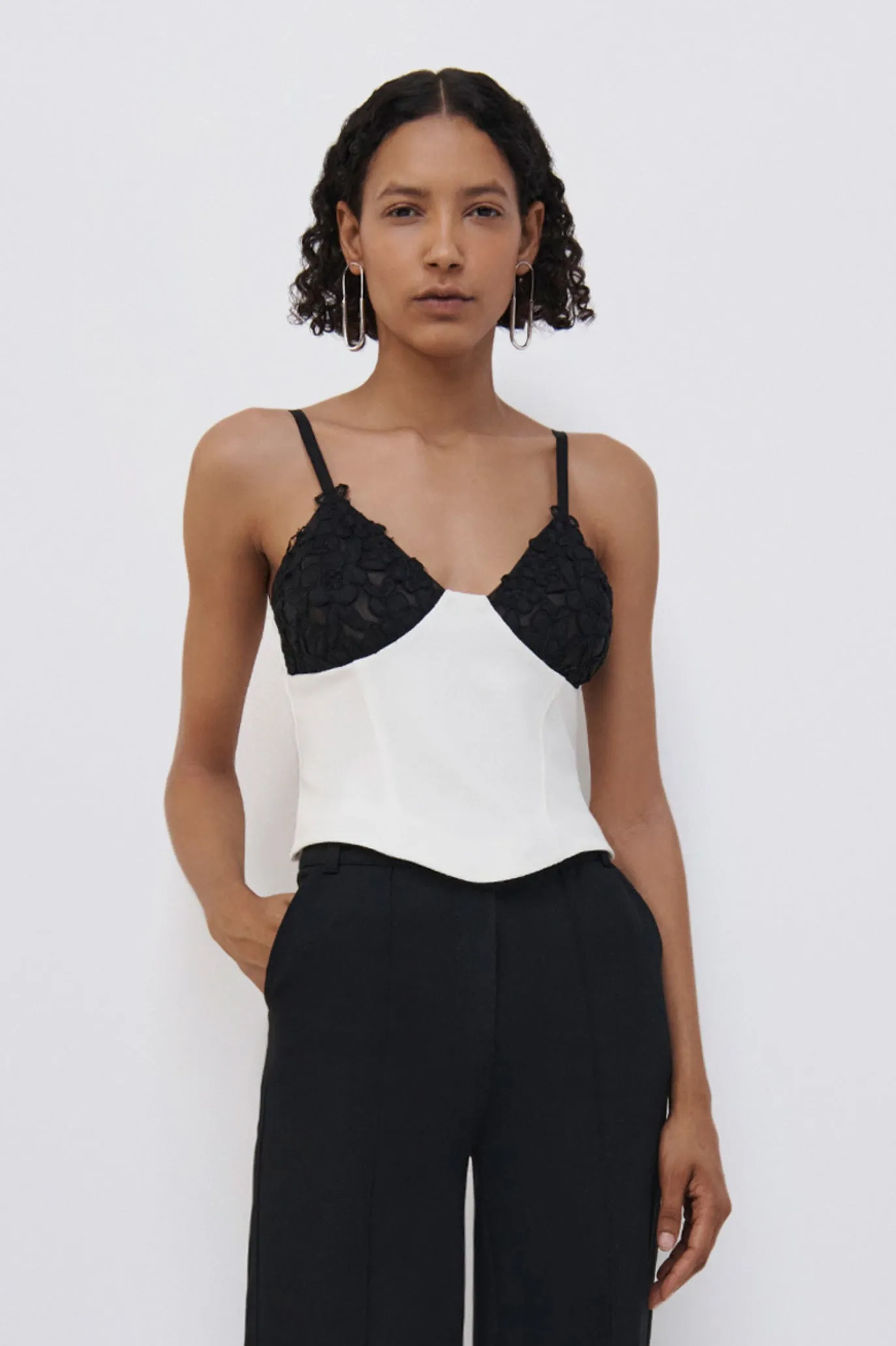 Alaina Patchwork Lace Top sold by Simkhai product image thumbnail 2