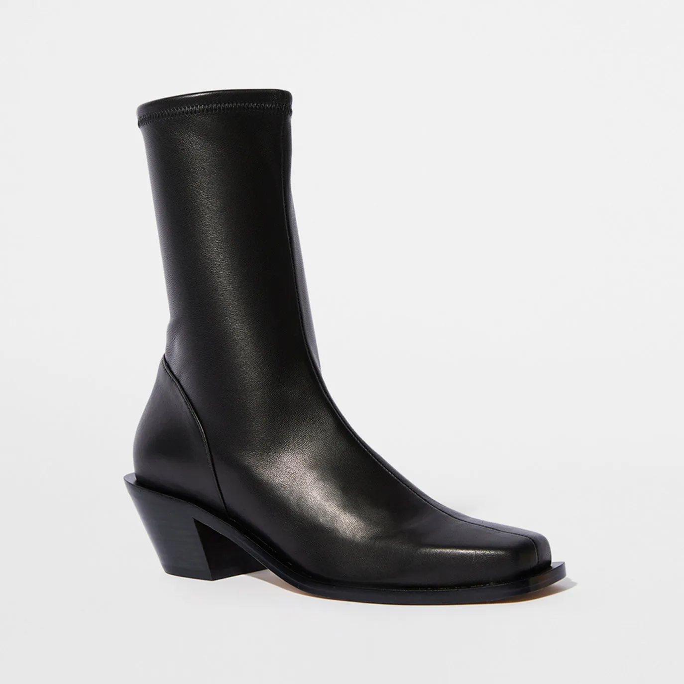 Livvy Vegan Leather Heeled Boots sold by Simkhai