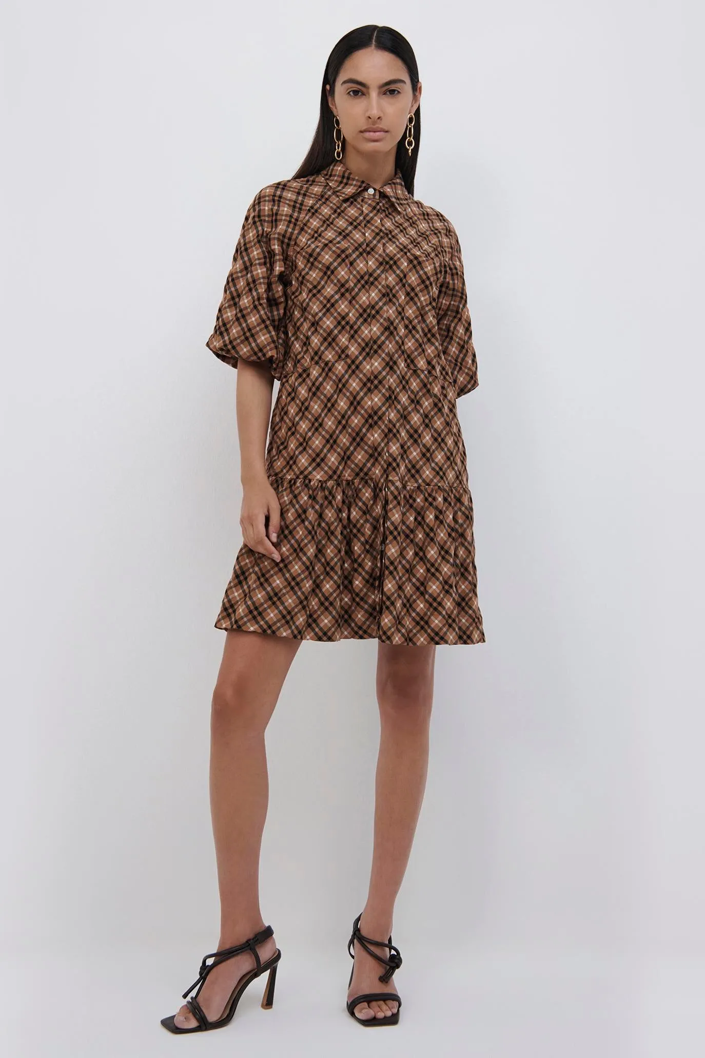 Crissy Plaid Mini Dress sold by Simkhai product image thumbnail 2