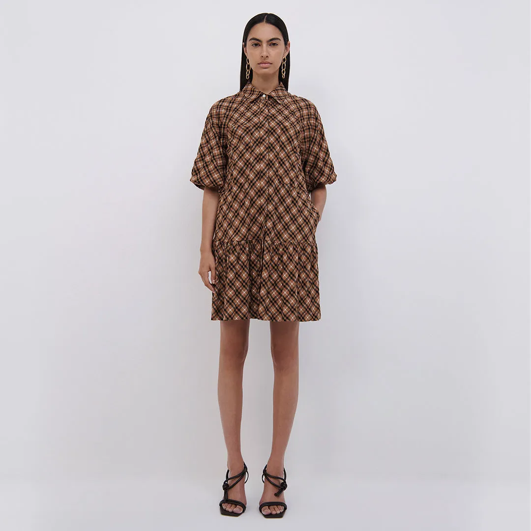 Crissy Plaid Mini Dress sold by Simkhai