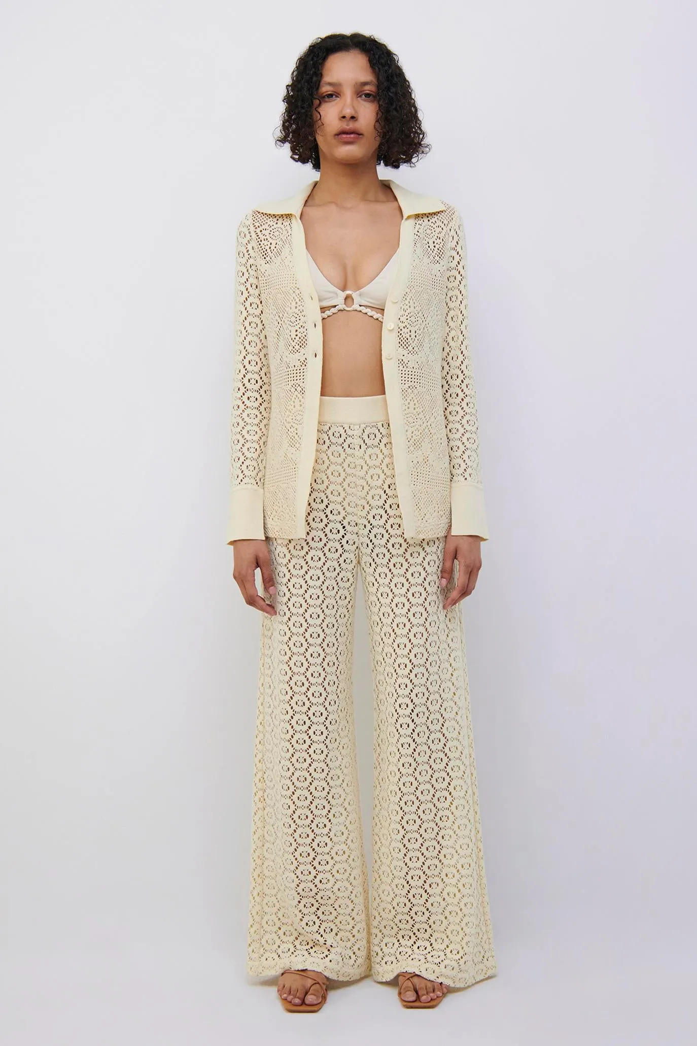 Paxton Crochet Coverup Cardigan sold by Simkhai product image thumbnail 3