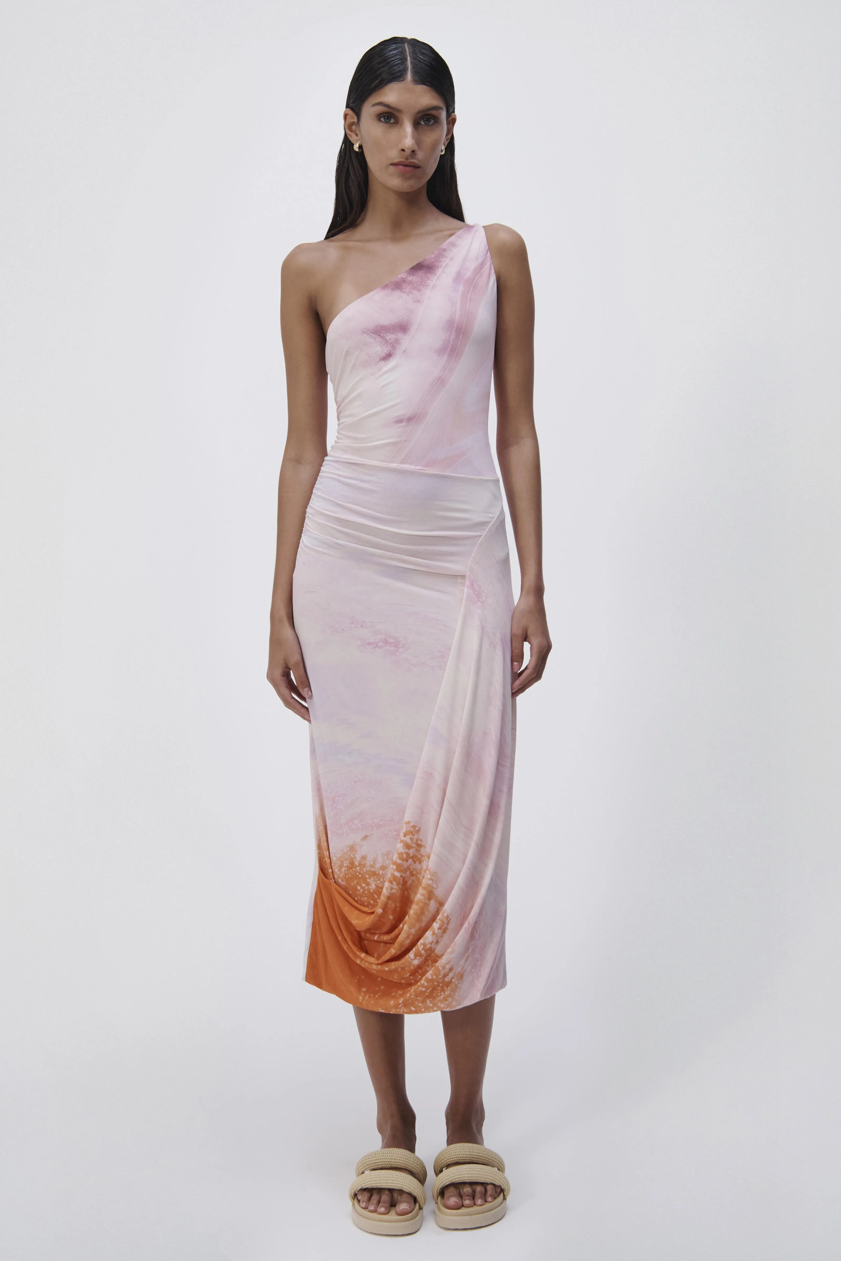 Havana Marble Print Midi Dress sold by Simkhai product image thumbnail 2
