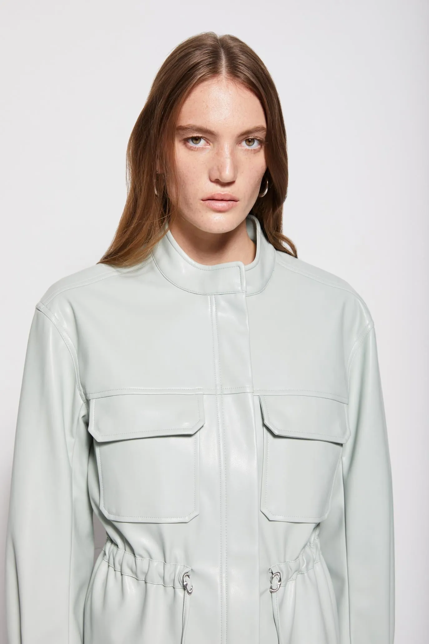 Zarina Vegan Leather Jacket sold by Simkhai product image thumbnail 4