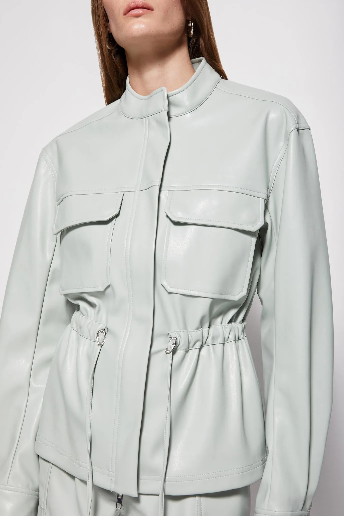 Zarina Vegan Leather Jacket sold by Simkhai product image thumbnail 2