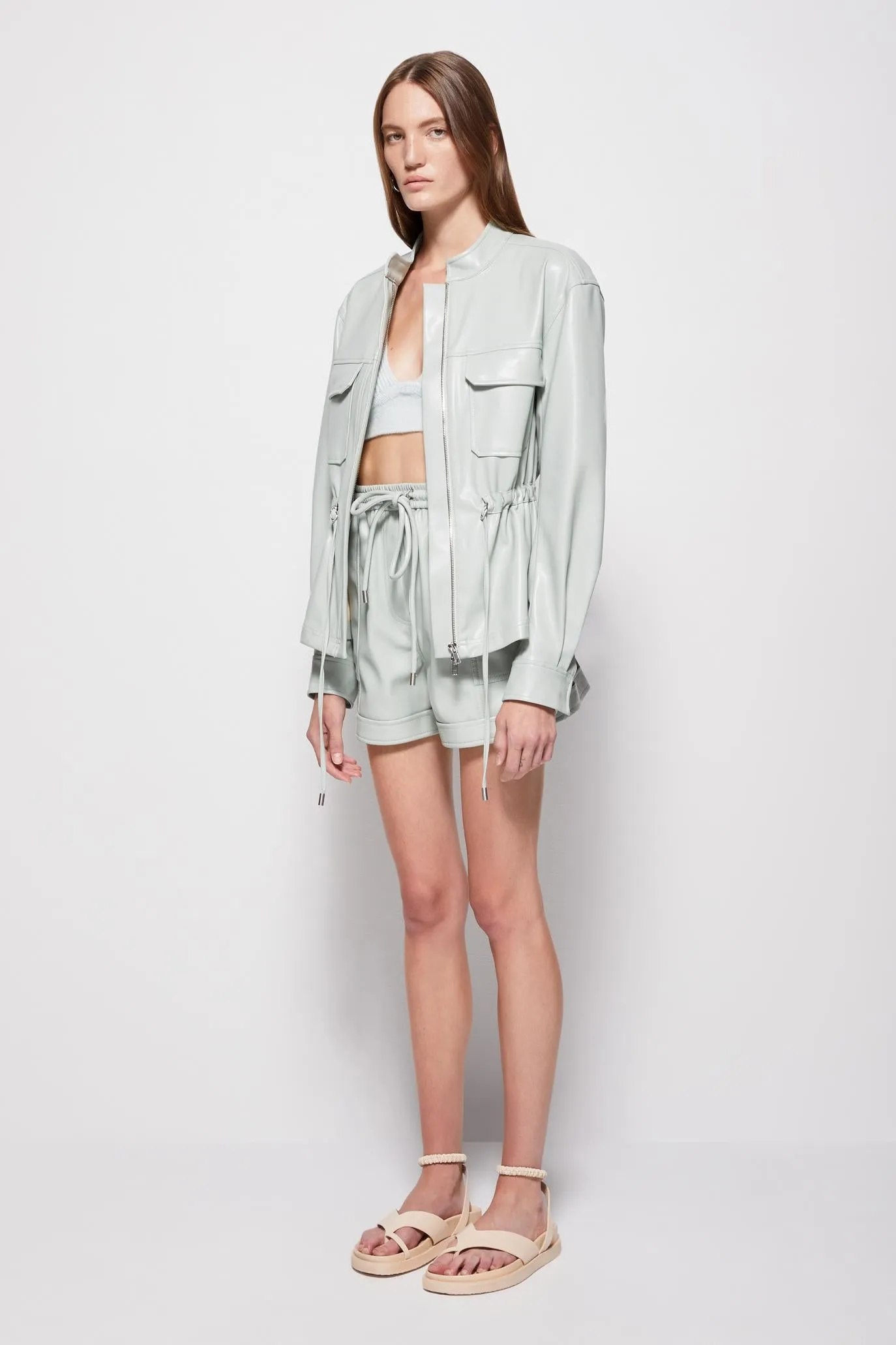 Zarina Vegan Leather Jacket sold by Simkhai product image thumbnail 5