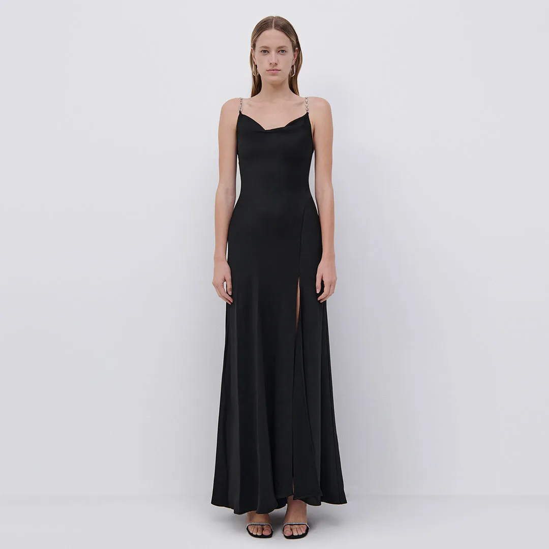 Finley Diamante Chain Slip Gown sold by Simkhai