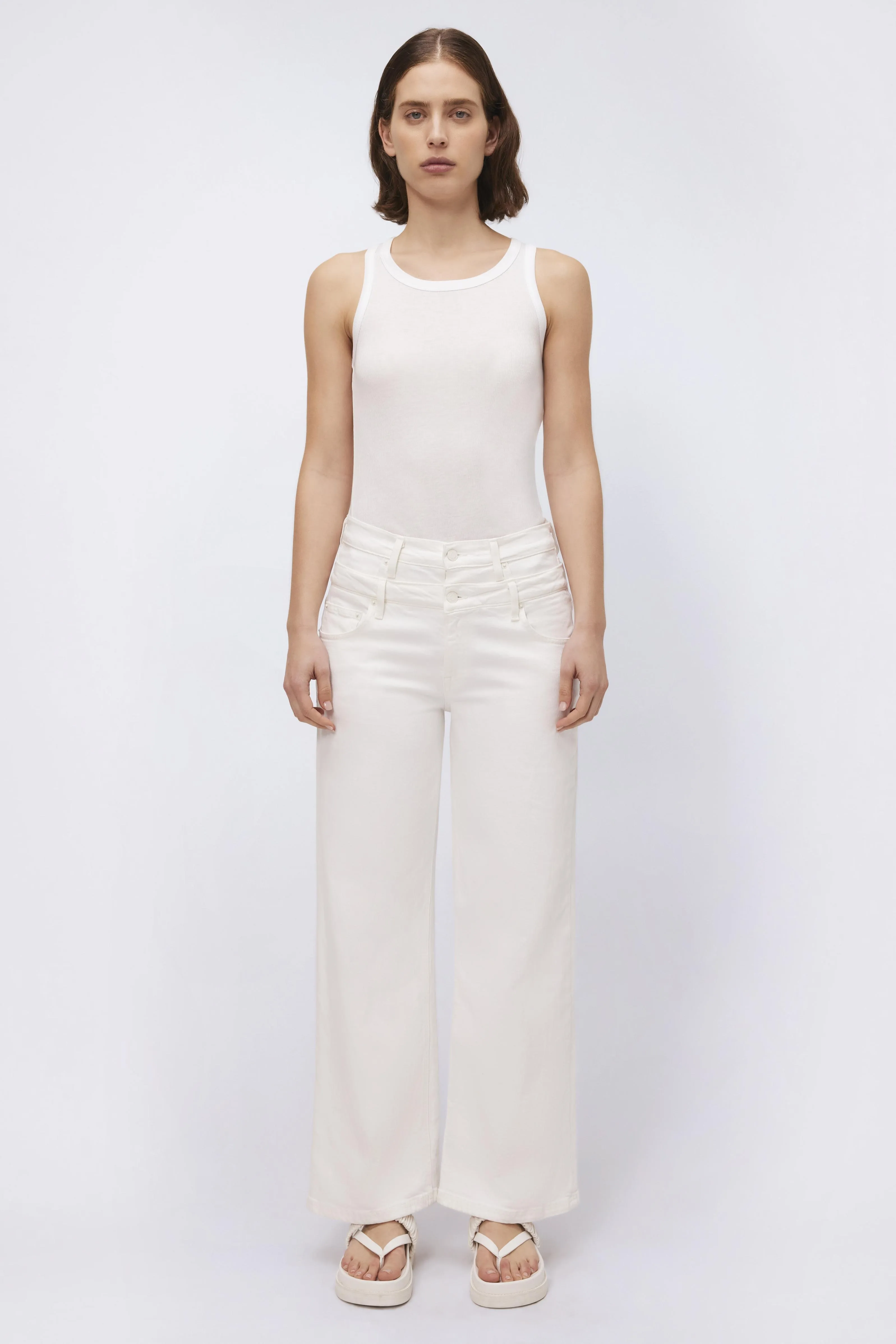 Scoop-Neck Tank sold by Simkhai