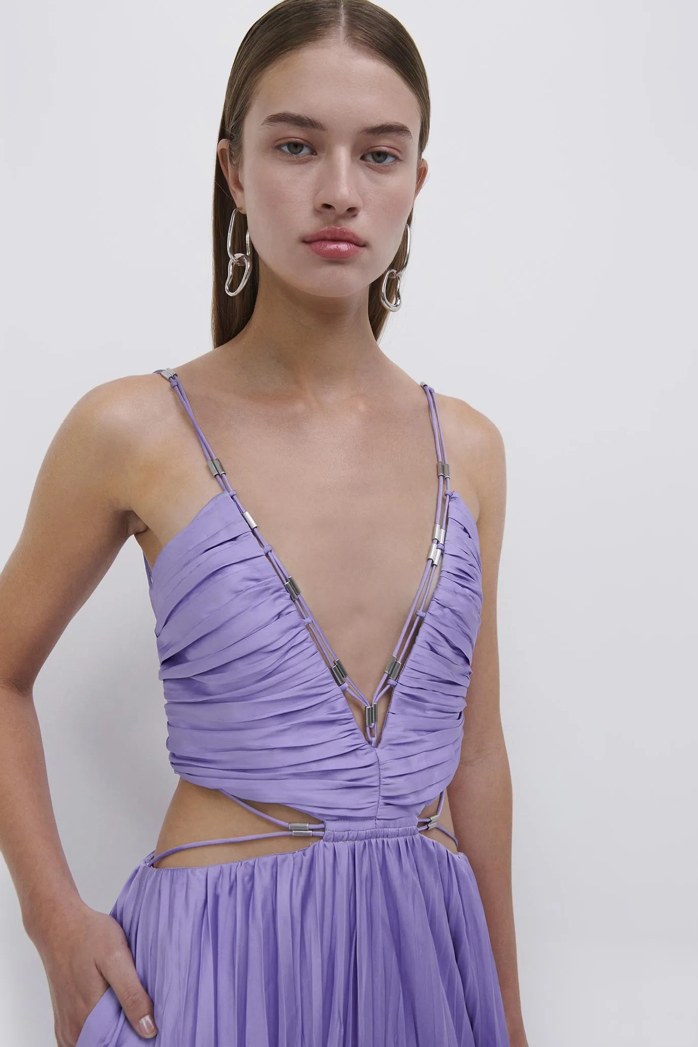 Marli Pleated Gown sold by Simkhai product image thumbnail 5