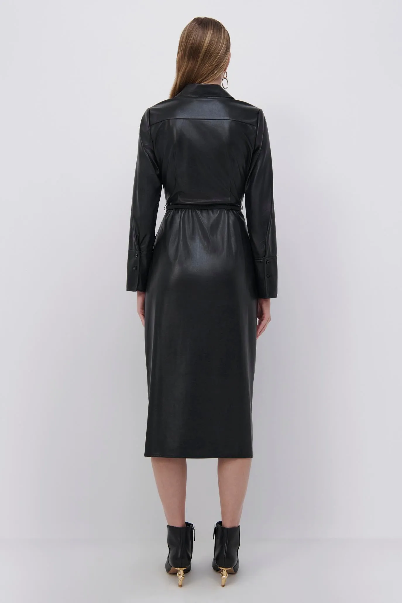 Hearst Eco-Stretch Vegan Midi Dress sold by Simkhai product image thumbnail 3