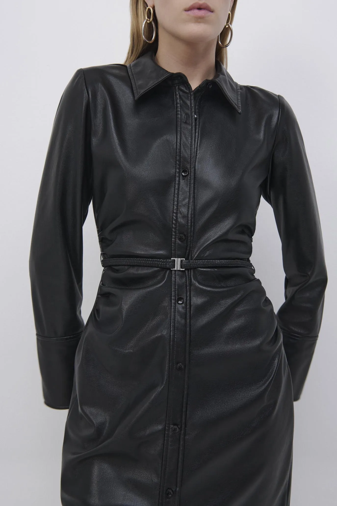 Hearst Eco-Stretch Vegan Midi Dress sold by Simkhai product image thumbnail 2