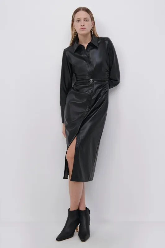 Hearst Eco-Stretch Vegan Midi Dress made by Simkhai