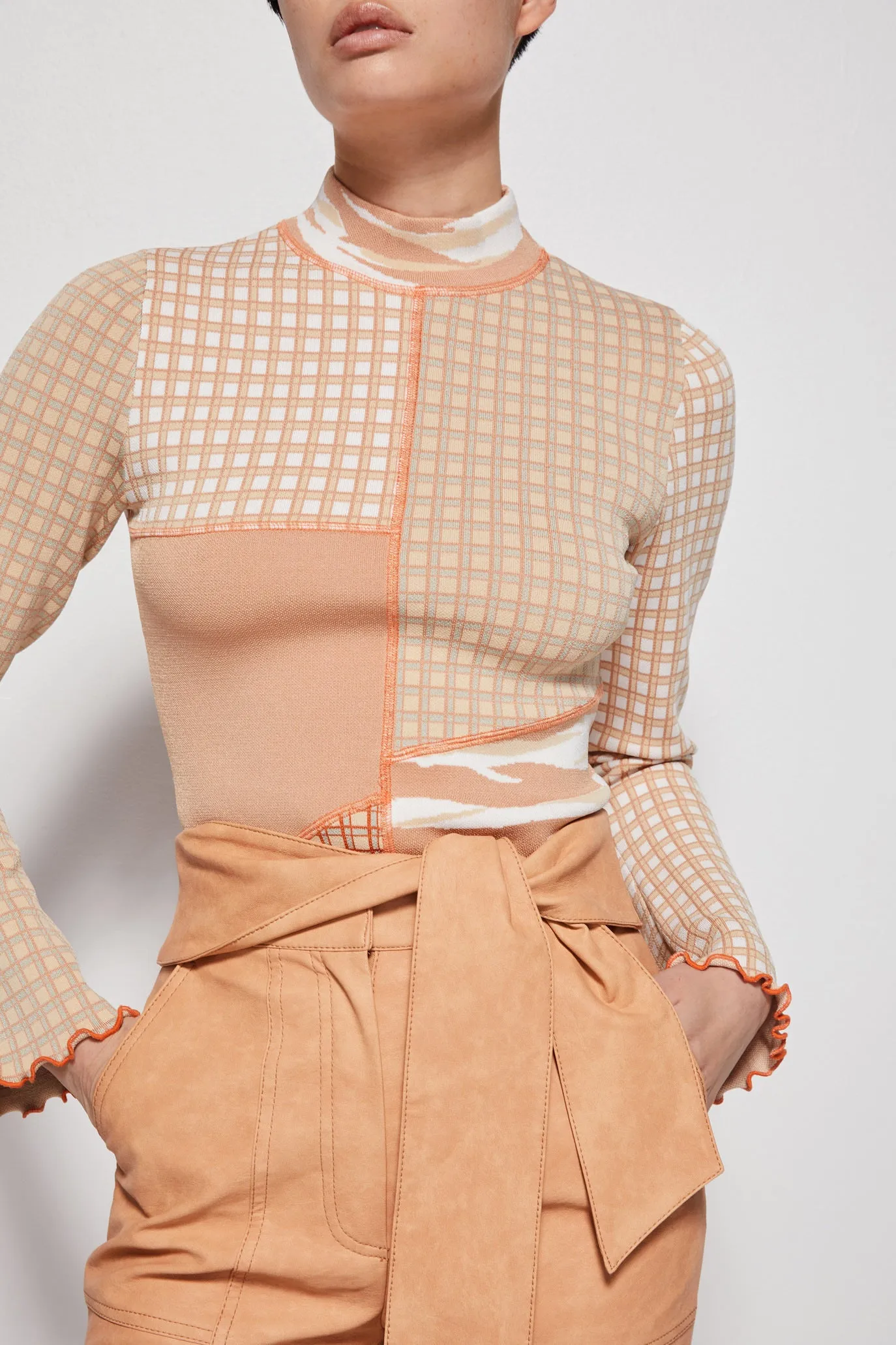 Xena Patchwork Pullover sold by Simkhai product image thumbnail 3