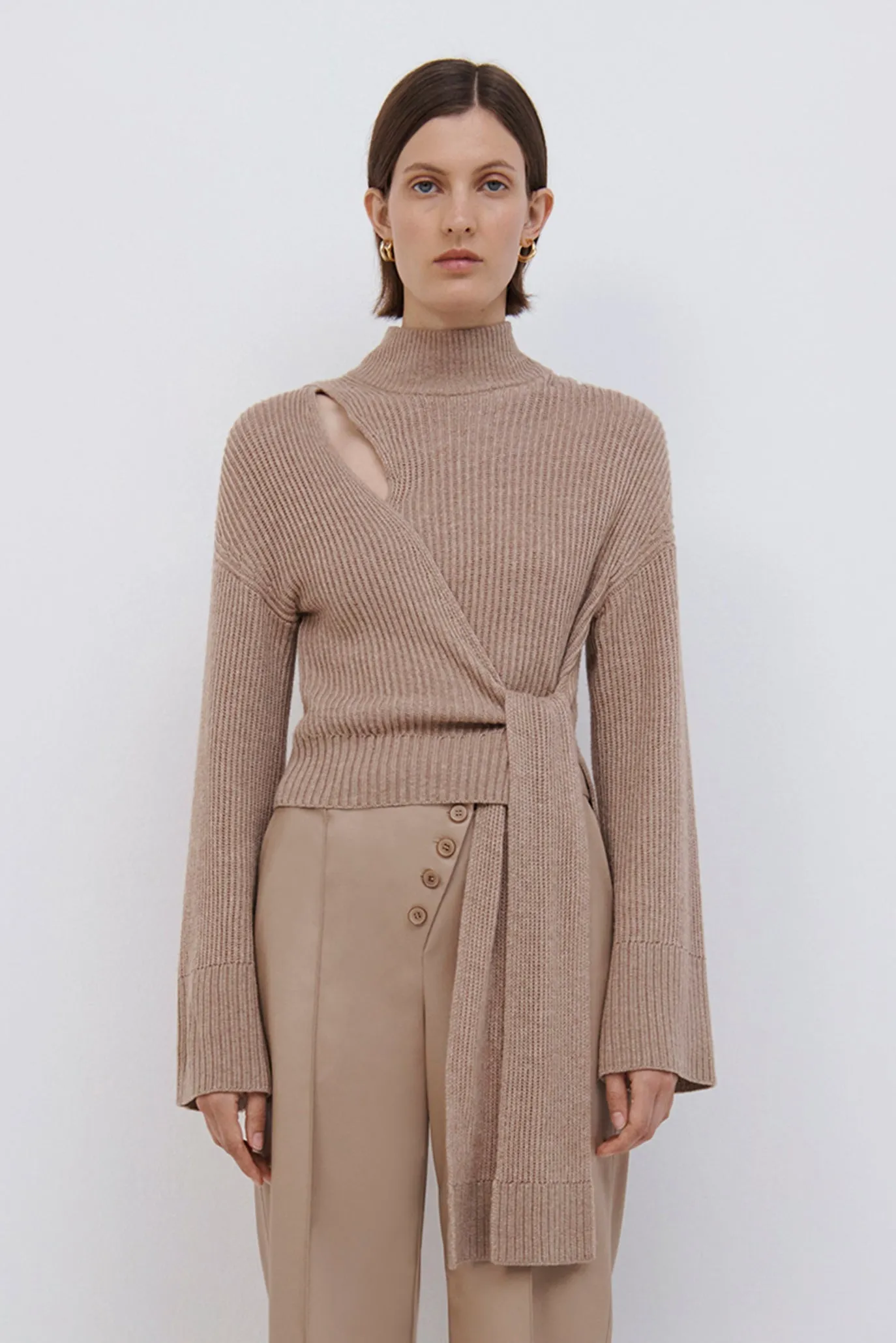 Amaris Wrap Sweater sold by Simkhai product image thumbnail 2