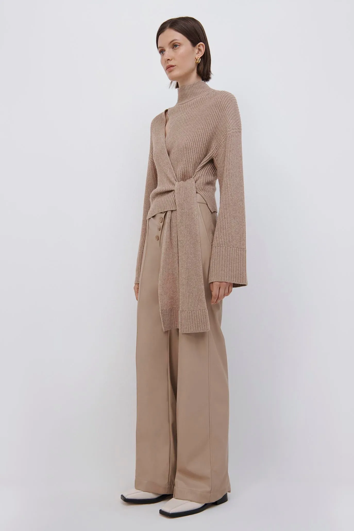 Amaris Wrap Sweater sold by Simkhai product image thumbnail 5