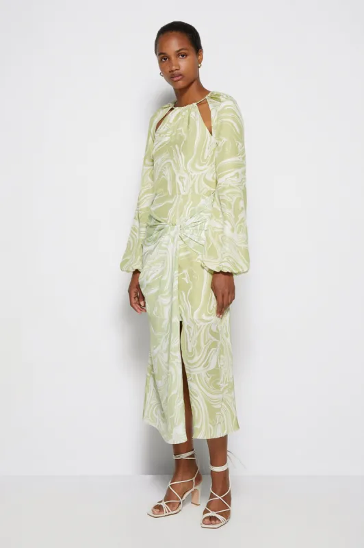 Izabella Printed Skirt made by Simkhai