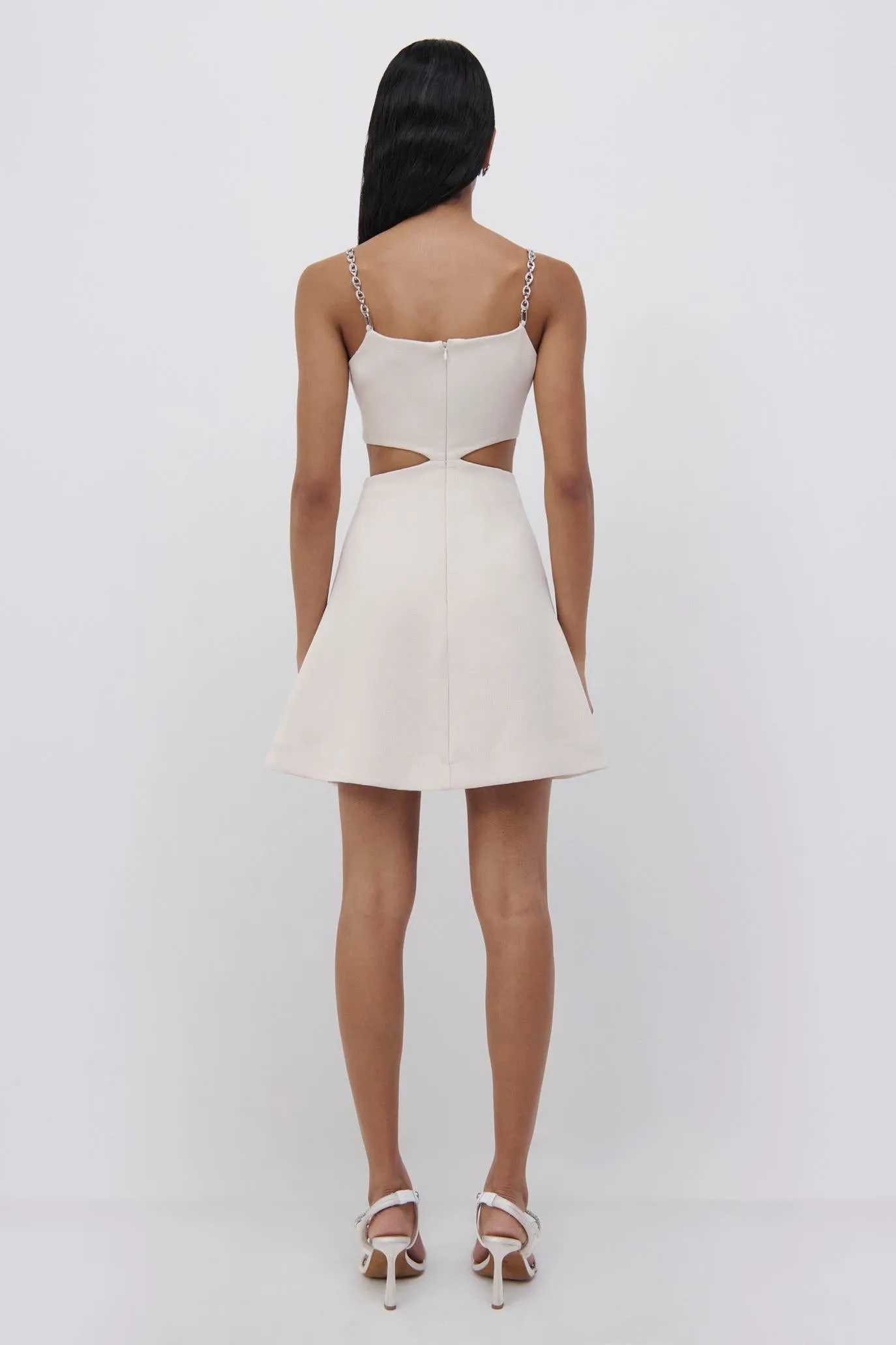 Ellis Diamante Cutout Mini Dress sold by Simkhai product image thumbnail 4