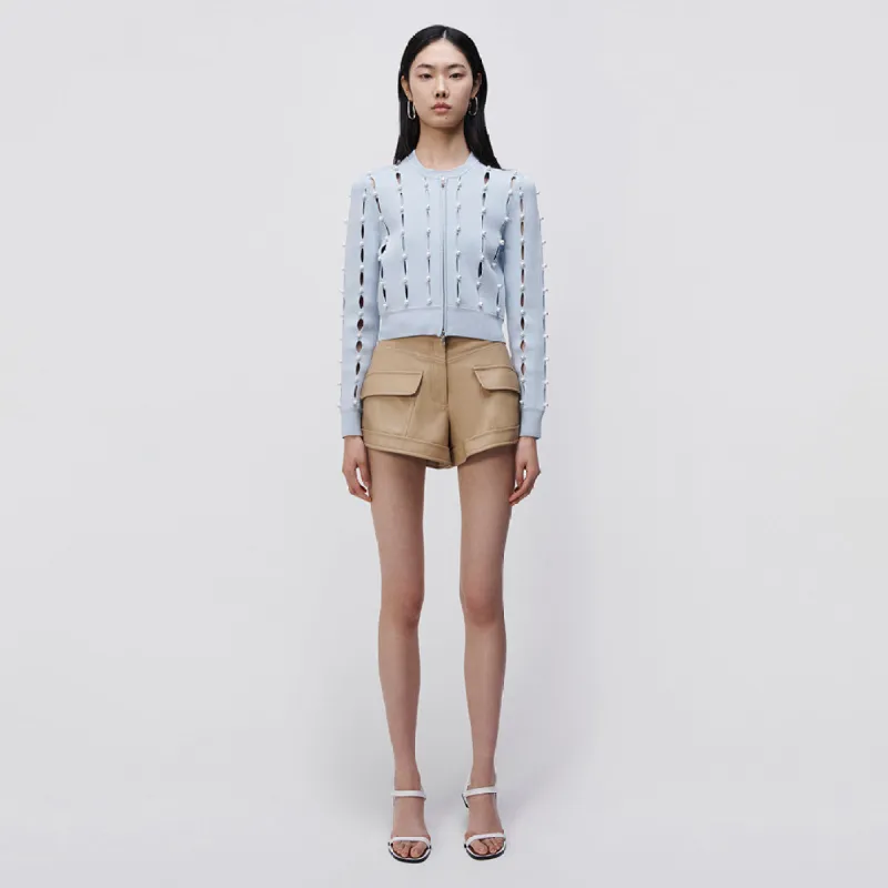 Samia Compact Rib Cardigan made by Simkhai