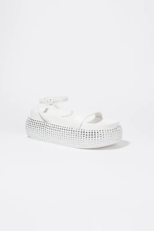 Buster Crystal Platform Sandal made by Simkhai