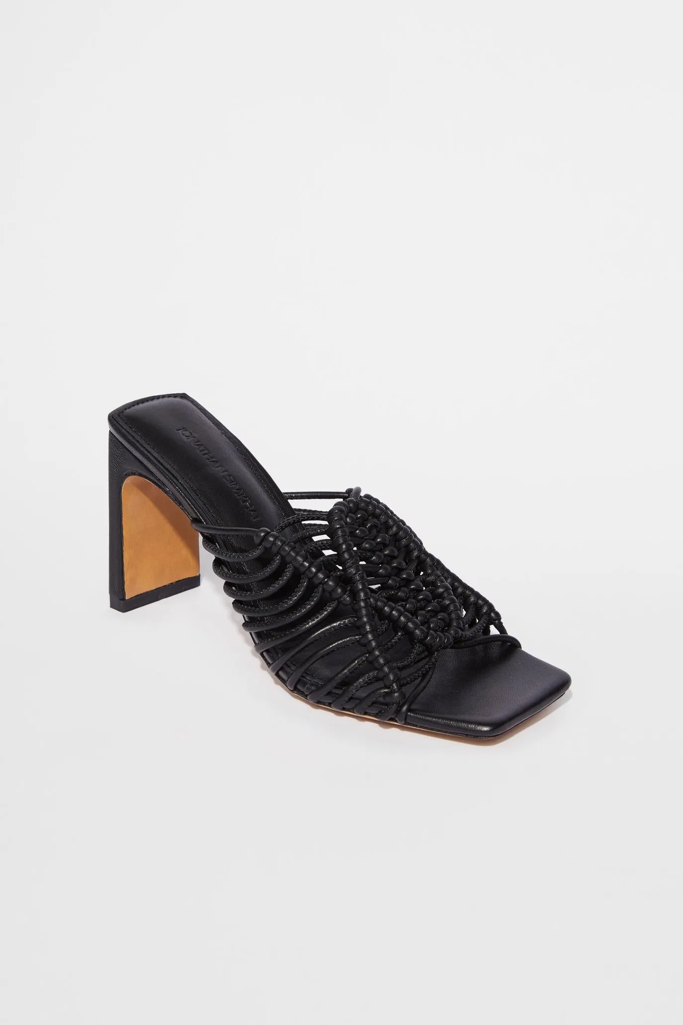 Audra Macrame Heeled Sandal sold by Simkhai product image thumbnail 5