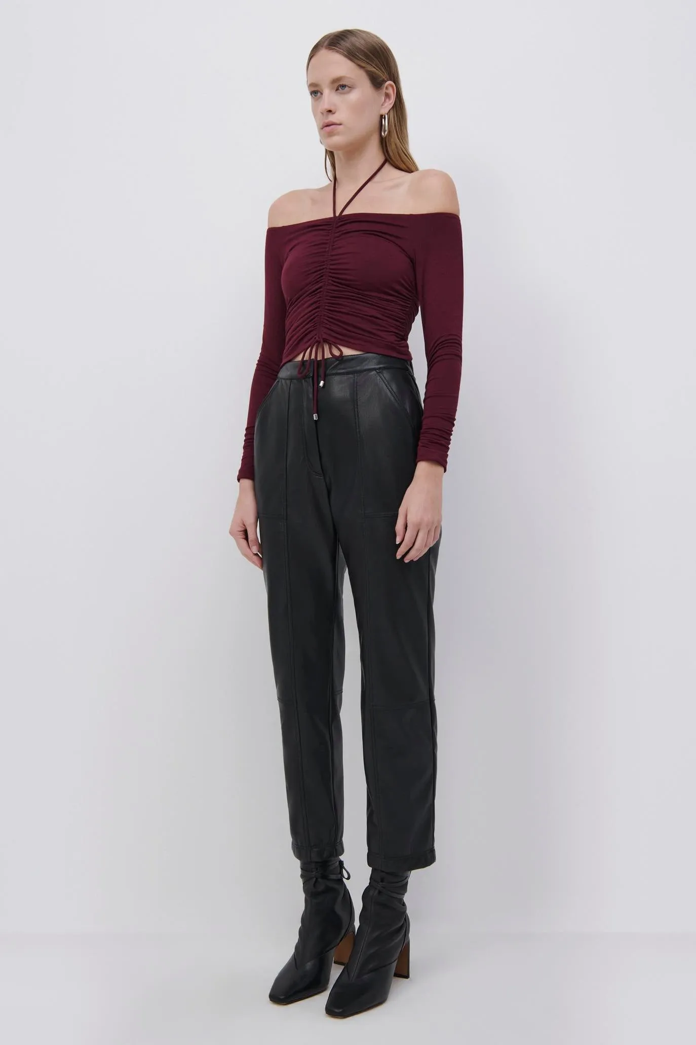 Alessa Matte Jersey Halter Top sold by Simkhai product image thumbnail 5