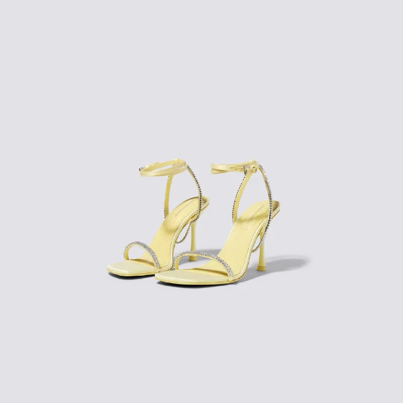 Luxon Crystal Heeled Sandal made by Simkhai