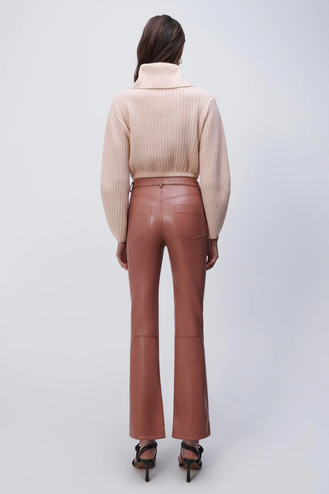 Lyle Eco-Stretch Vegan Leather Pant sold by Simkhai product image thumbnail 5