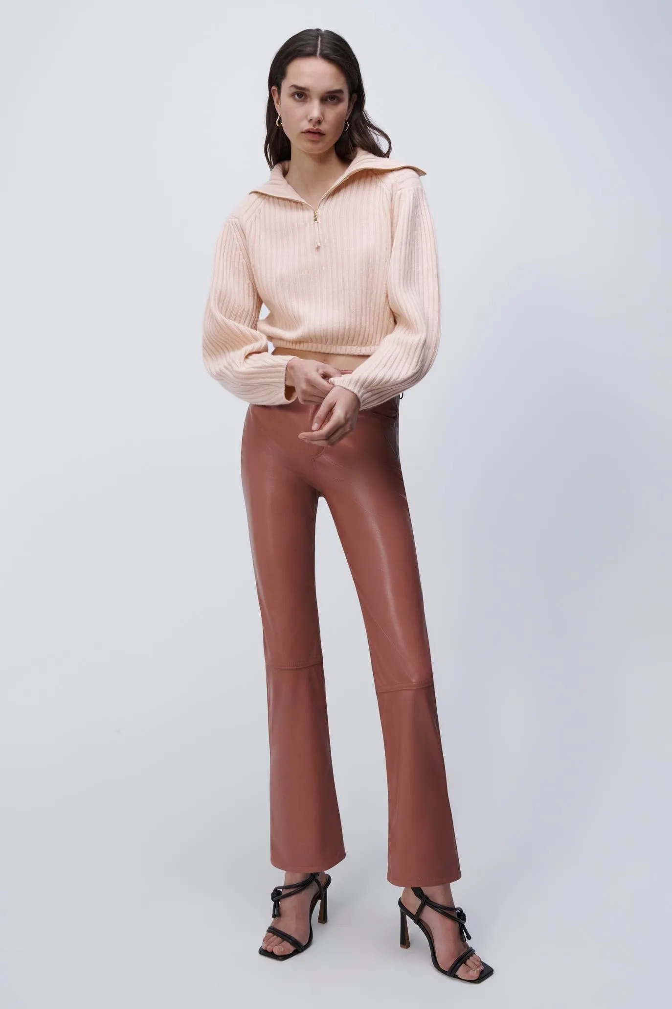 Lyle Eco-Stretch Vegan Leather Pant sold by Simkhai product image thumbnail 2