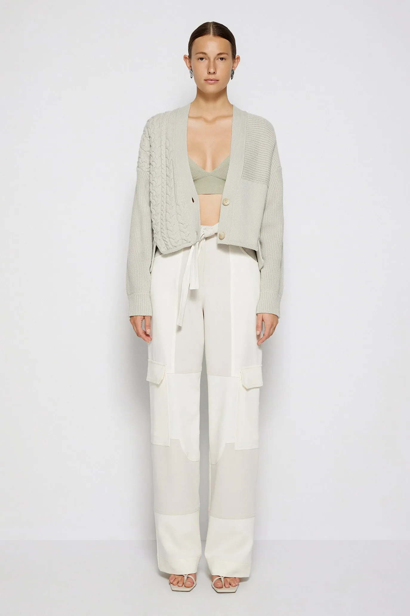 Penny Patchwork Cardigan sold by Simkhai product image thumbnail 4