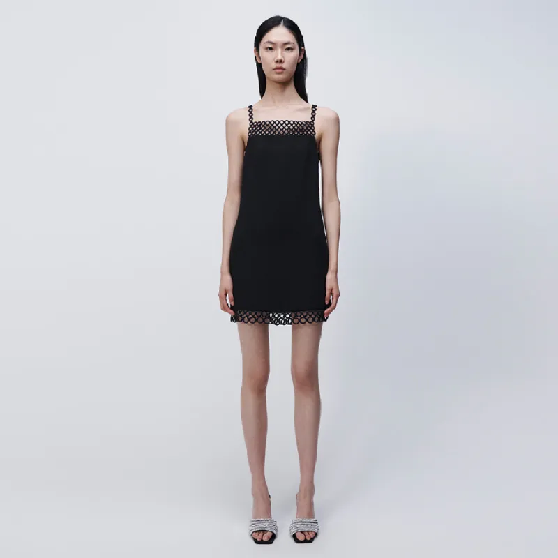 Marlie Crochet Ring Mini Dress sold by Simkhai