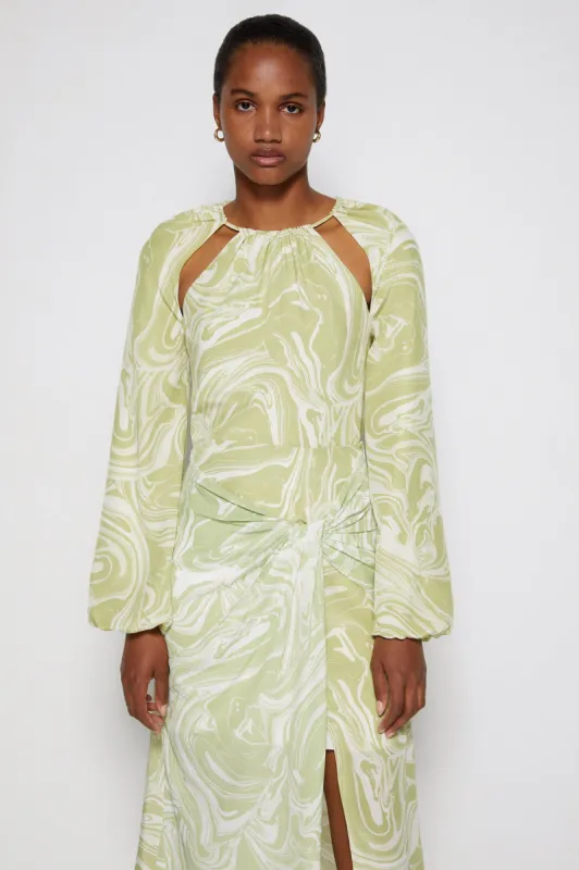 Tia Printed Top made by Simkhai