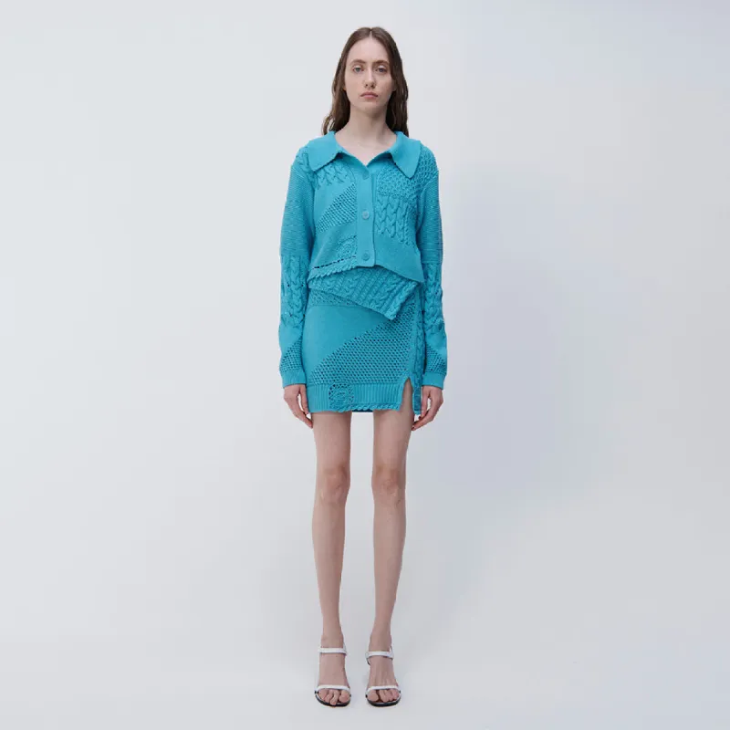 Sherman Patchwork Cardigan made by Simkhai