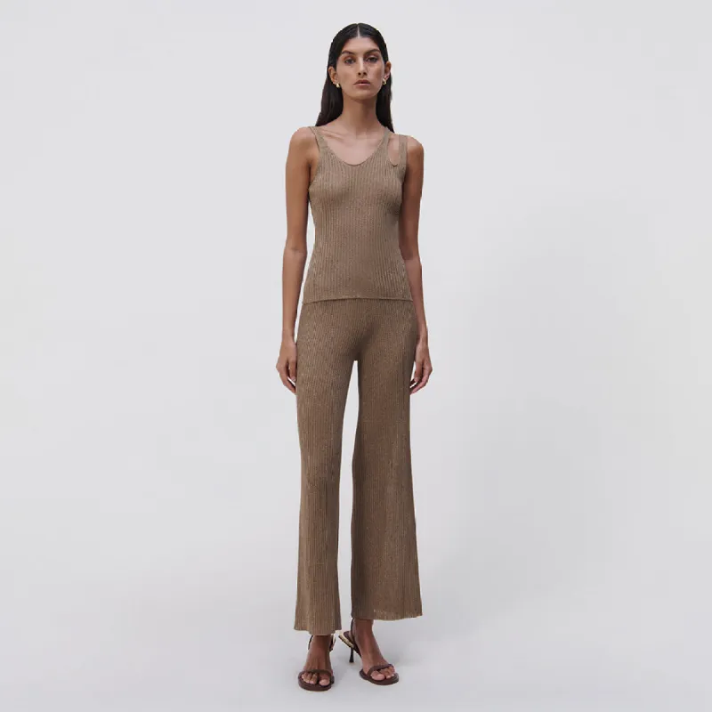 Saga Metallic Rib Tank made by Simkhai