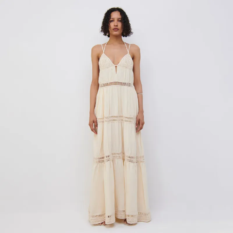 Rocky Crochet Maxi Dress made by Simkhai