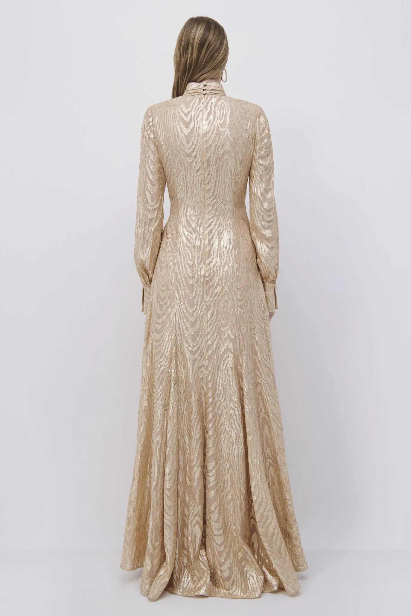 Merren Fil Coupe Wrap Gown sold by Simkhai product image thumbnail 5