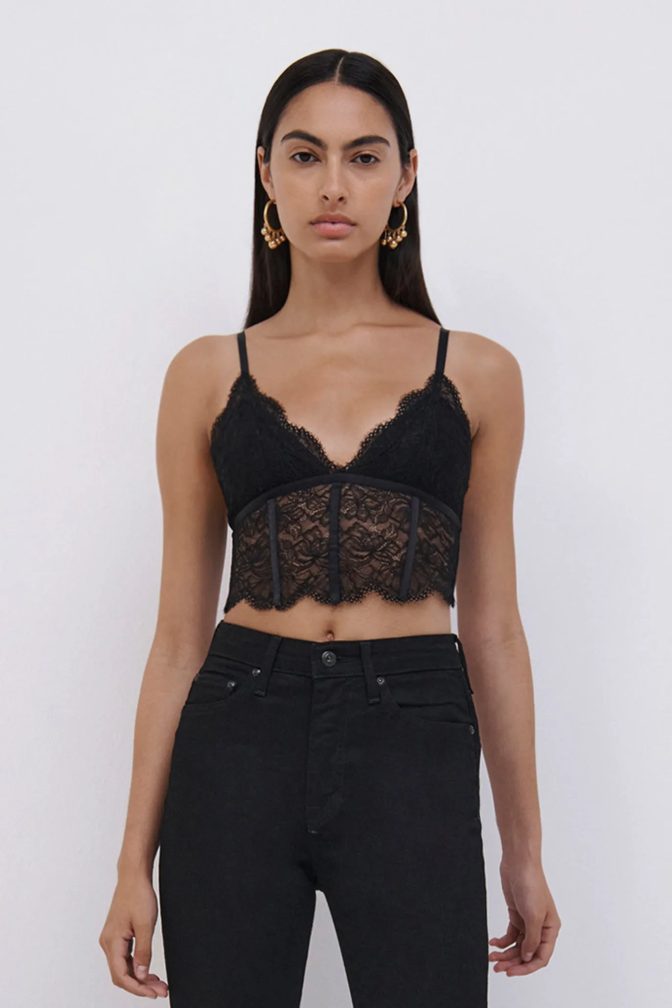 Alicia Lingerie Lace Bustier sold by Simkhai product image thumbnail 2