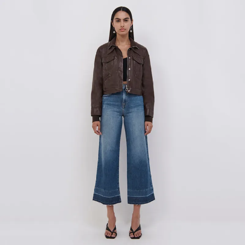 Becka Vegan Leather Jacket sold by Simkhai