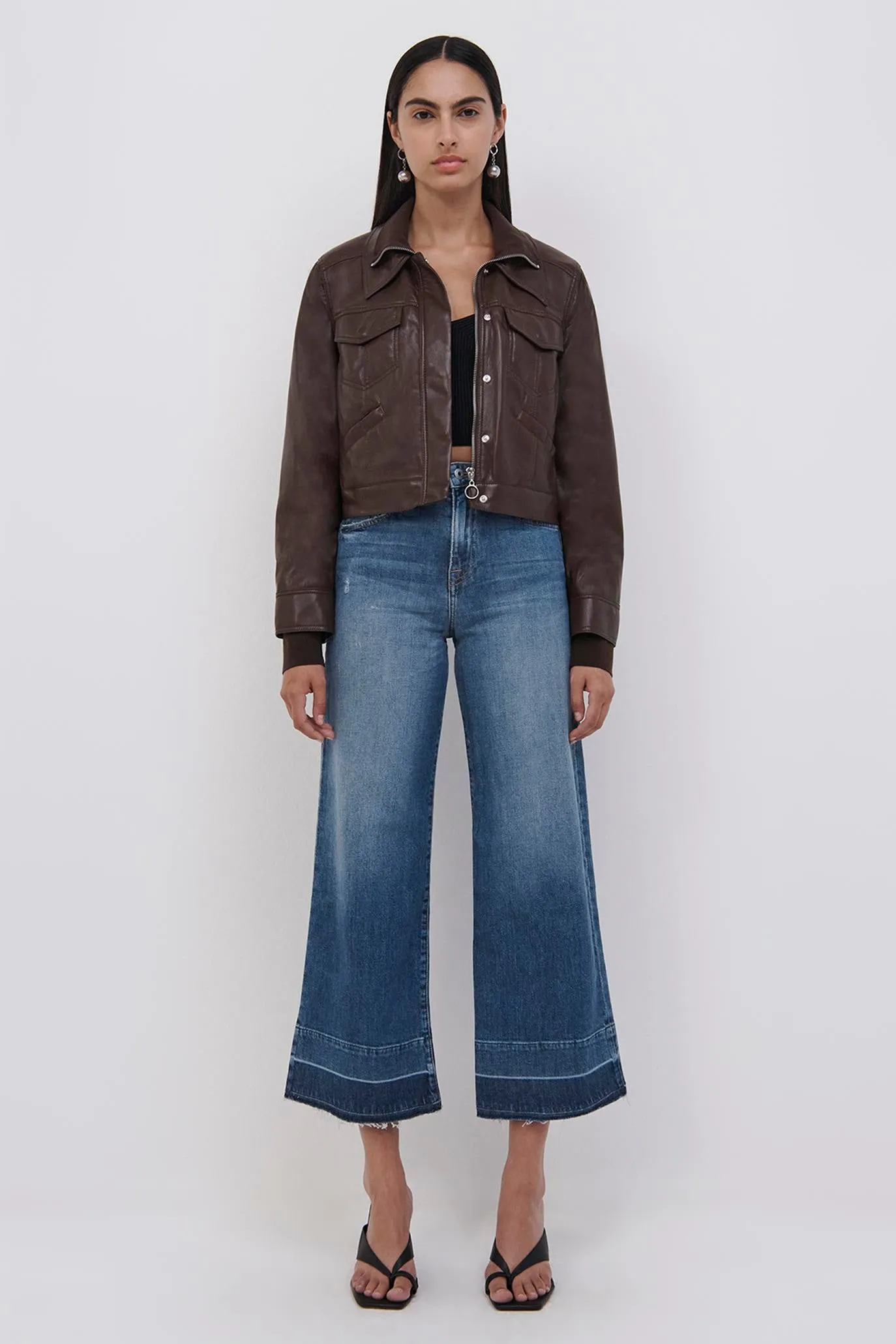 Becka Vegan Leather Jacket sold by Simkhai product image thumbnail 5